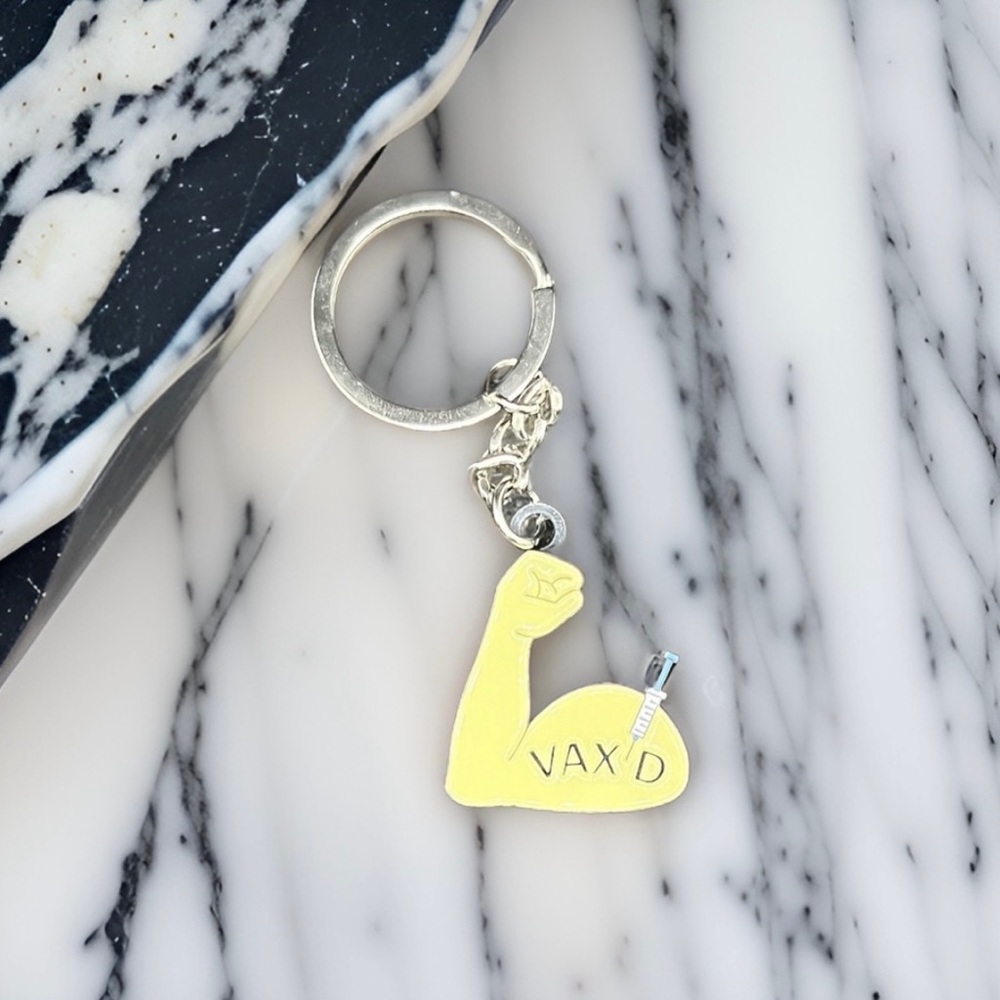 Vax’d Printed & Engraved Keychain